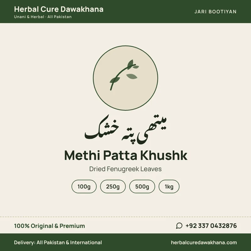 Methi Patta Khushk (Dried Fenugreek Leaves)