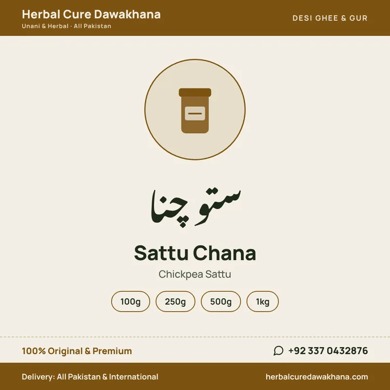 Sattu Chana (Chickpea Sattu)