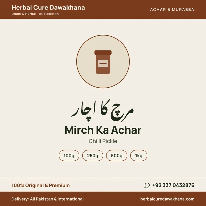 Mirch Ka Achar (Chilli Pickle)