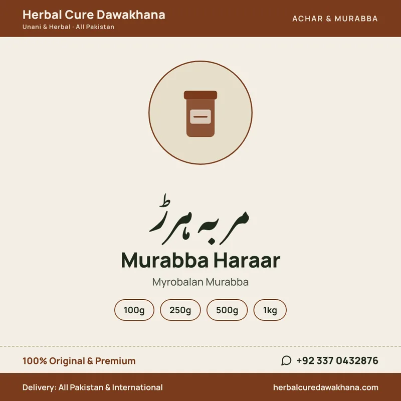 Murabba Haraar (Myrobalan Murabba)