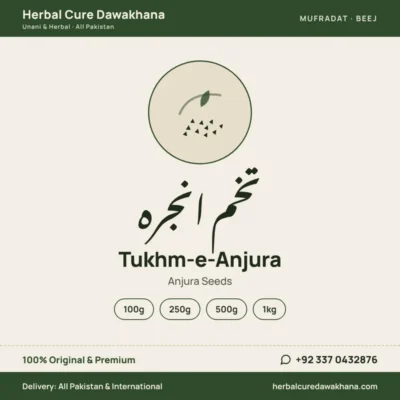 Tukhm-e-Anjura (Anjura Seeds)