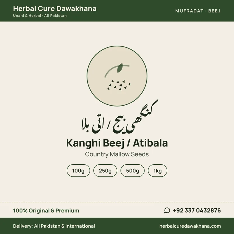 Kanghi Beej / Atibala (Country Mallow Seeds)