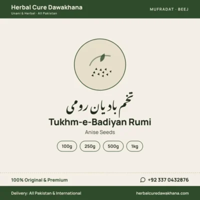 Tukhm-e-Badiyan Rumi (Anise Seeds)