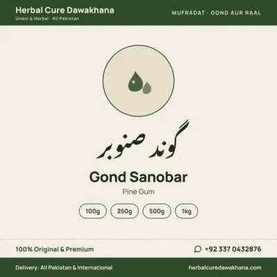Gond Sanobar (Pine Gum)