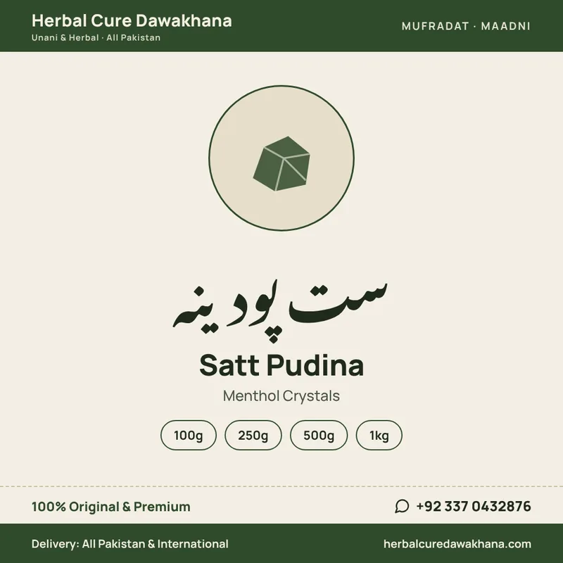 Satt Pudina (Menthol Crystals)
