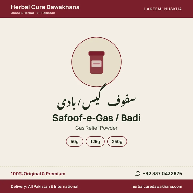 Safoof-e-Gas / Badi (Gas Relief Powder)